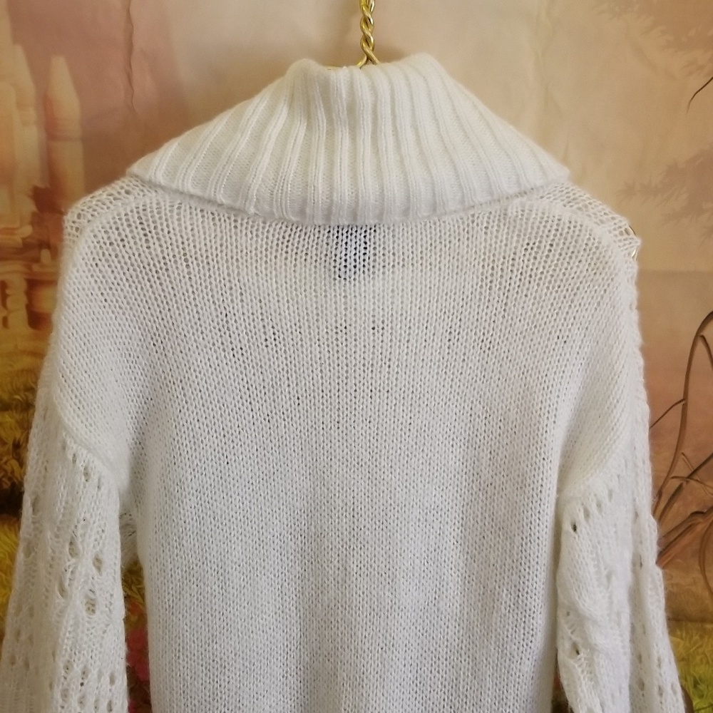 Rue 21 Cowlneck Sweater With 3/4 Sleeves
